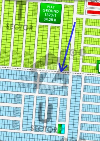 ڈی ایچ اے فیز 7 - بلاک یو فیز 7,ڈیفنس (ڈی ایچ اے),لاہور میں 1 کنال رہائشی پلاٹ 3.75 کروڑ میں برائے فروخت۔