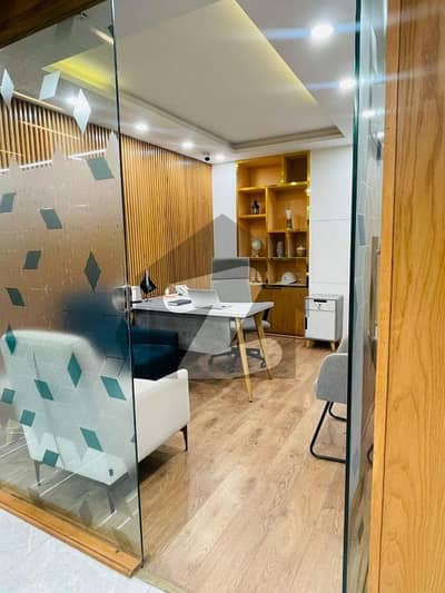 Luxury 3D Design with 360 View Furnished Sharing Office In Food Street Bahria Town Phase 7 Rawalpindi/Islamabad