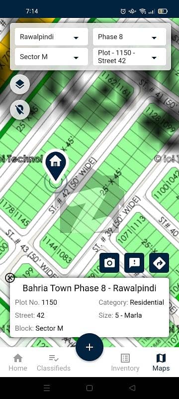 بحریہ ٹاؤن فیز 8 ۔ بلاک ایم بحریہ ٹاؤن فیز 8,بحریہ ٹاؤن راولپنڈی,راولپنڈی میں 5 مرلہ رہائشی پلاٹ 75.0 لاکھ میں برائے فروخت۔