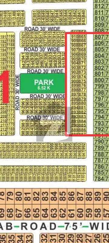 5 Marla Residential Plot for Sale in G1 Block, LDA City Lahore