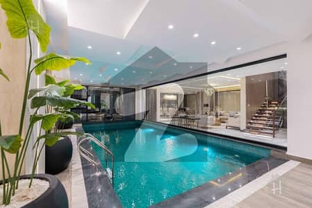 1 KANAL BRAND NEW ULTRA MODERN DESIGNER HOUSE FOR SALE SWIMMING POOL