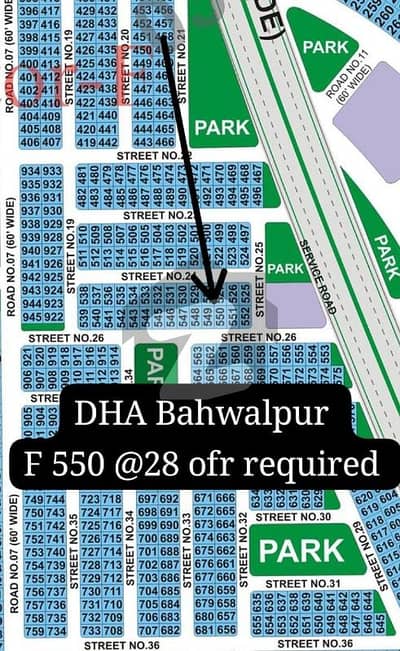 DHA Bahawalpur Sector F plot for sale