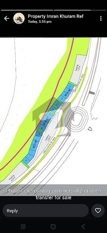 بحریہ ٹاؤن فیز 7 بحریہ ٹاؤن راولپنڈی,راولپنڈی میں 5 مرلہ کمرشل پلاٹ 6.5 کروڑ میں برائے فروخت۔
