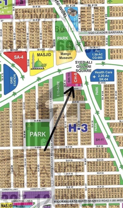 ڈی ایچ اے فیز 1 ۔ سیکٹر ایچ ڈی ایچ اے فیز 1,ڈی ایچ اے ڈیفینس,ملتان میں 2 مرلہ کمرشل پلاٹ 1.1 کروڑ میں برائے فروخت۔