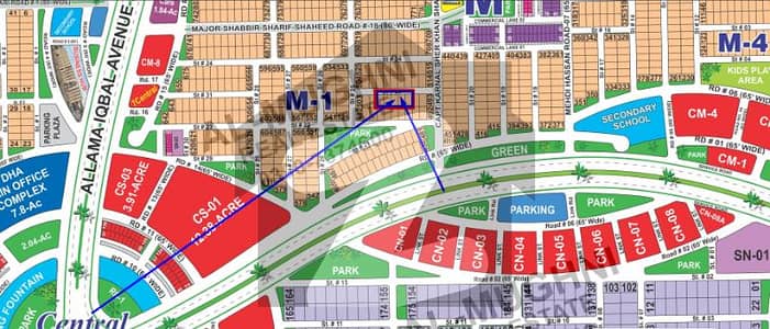 ڈی ایچ اے فیز 1 ۔ سیکٹر ایم ڈی ایچ اے فیز 1,ڈی ایچ اے ڈیفینس,ملتان میں 1 کنال رہائشی پلاٹ 1.25 کروڑ میں برائے فروخت۔