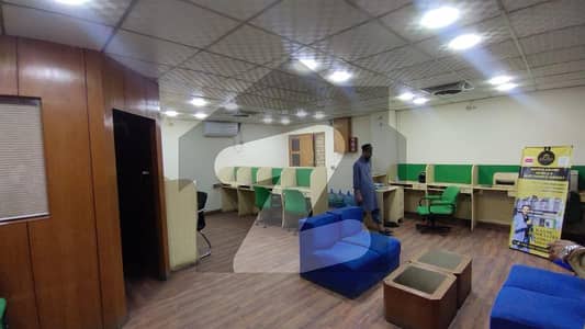 1000 Sq Ft FULLY FURNISHED OFFICE is available at Shahra e Faisal 24/7 Building