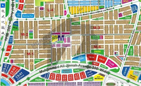 1 Kanal Ready for Possession Residential Plot for Sale Sector M, DHA Multan