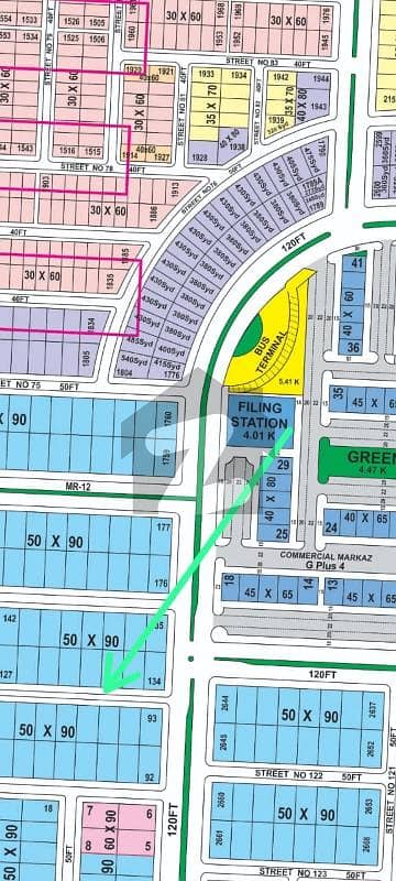 ایم پی سی ایچ ایس - بلاک ای ایم پی سی ایچ ایس ۔ ملٹی گارڈنز,بی ۔ 17,اسلام آباد میں 1 کنال رہائشی پلاٹ 1.9 کروڑ میں برائے فروخت۔
