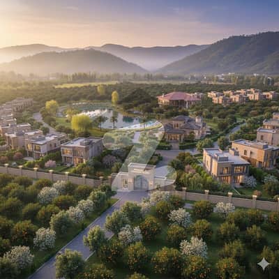 10 Marla Sun-Facing Margalla View Plot For Sale Block A, Margalla Orchard