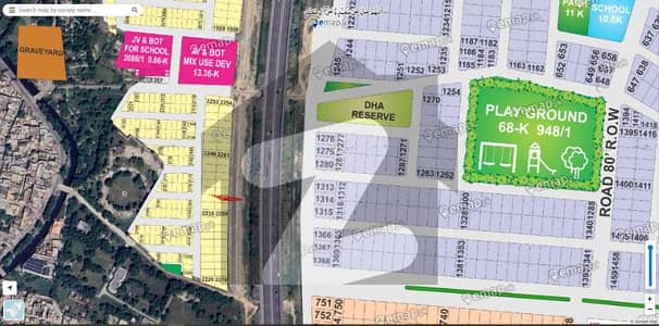 Dha Phase 9 Prism J Block 10M Main Road Plot