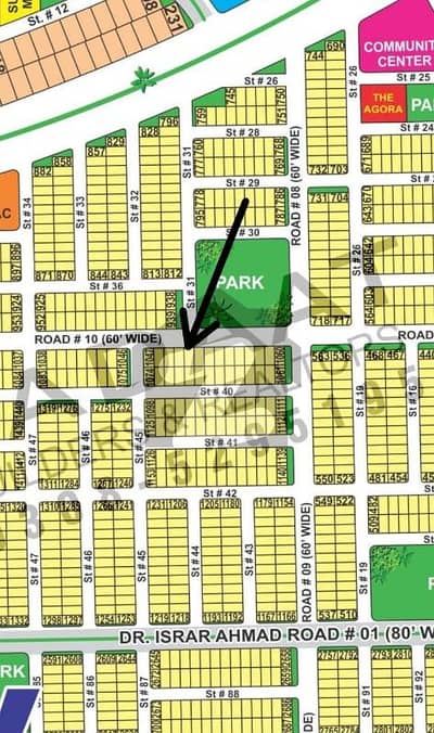 Buy A Residential Plot Of 8 park view and 65ft road facing Marla In DHA Phase 1 - Sector V