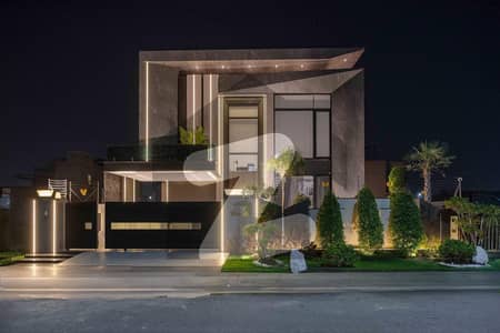 Swimming pool +1 Kanal House Brand New Full Basement Modern House For Sale In L Block, DHA Phase 6 Lahore