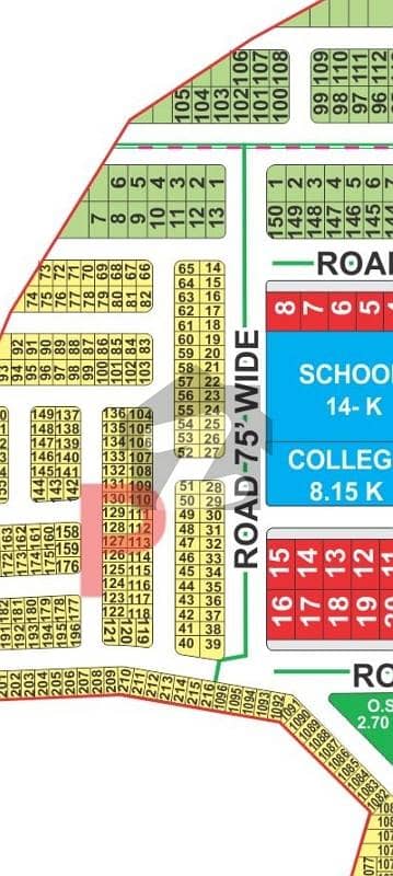 LDA city Lahore p block 5 Marla plot for sale in very reasonable price possession coming soon near Etihad town phase 2 and 3