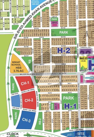 H- 1 KANAL INSTALLMENT PLOT FOR SALE