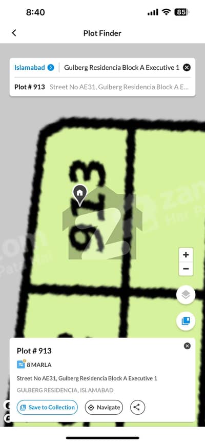 گلبرگ ریزیڈںسیا - اے ایگزیکٹو بلاک گلبرگ ریزیڈنشیا,گلبرگ,اسلام آباد میں 7 مرلہ رہائشی پلاٹ 1.3 کروڑ میں برائے فروخت۔