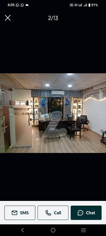 Blue area office 1500 square feet jinnah avenue fully furnished for rent