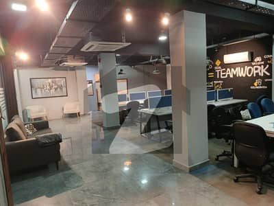 Blue Area Office 4000 Square Feet Jinnah Avenue Fully Furnished For Rent