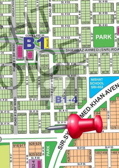 Dha Multan 10 Marla B1 Prime location 2nd Corner 120 Fet Rod Prime location at reasonable price.