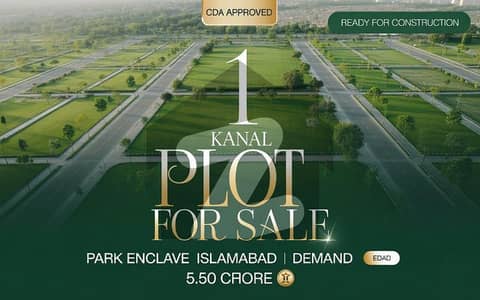 Exclusive 1 Kanal Plot In Park Enclave Ready To Build, Possession Available