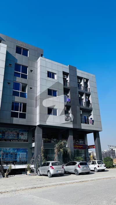 Studio Flate For Rent Semi furnished bed crutons fans BURJ Al REHMAN plaza F-17 Islamabad