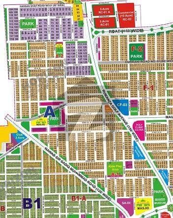 1 Kanal Prime Residential Plot for Sale Sector A, DHA Multan