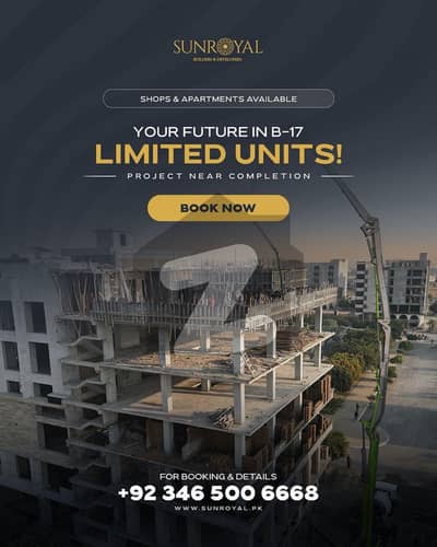 Corner Park Facing Premium Possession Able Ground Floor Shop For Sale In V1 Green B-17 Only PKR 10Million Desirable Location For Your Business