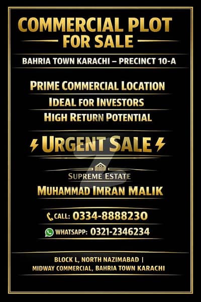 Commercial Plot For Sale
