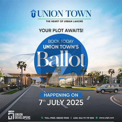 4 Marla Commercial Plot for Sale in Union Town, Abdul Sattar Edhi Road Lahore