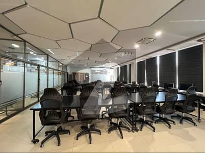 1 KANAL COMMERCIAL PAID NEW BUILDING FULLY FURNISHED FOR RENT ON MAIN ROAD