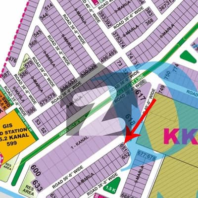 9 Marla 154 Sq Ft Plot Is For Sale In Phase 4 KK Block DHA Lahore