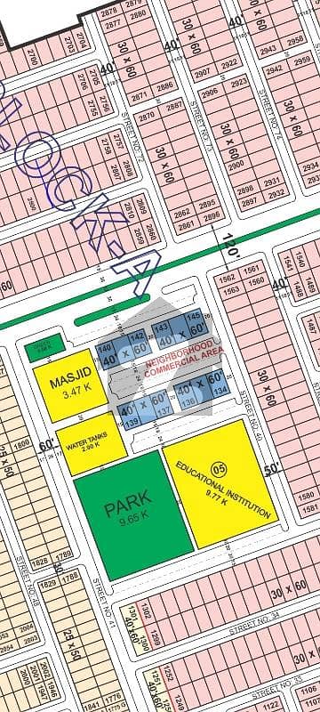 MDR Short Corner Plot Block A Faisal Hills For Sale