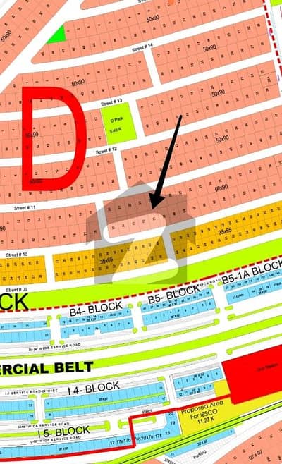 Plot no 71. Street 10. Sector D. DHA 5