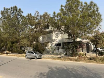 Double road corner & front back open beautiful house available for sale