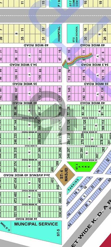 W/Open 400 Sq Yd Plot Sale In Block 5 Saadi Garden Scheme 33 Karachi (Lease Plot)