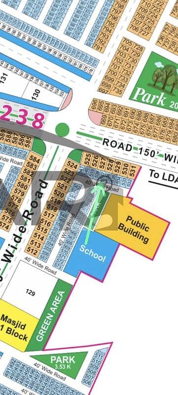 سینٹرل پارک ۔ بلاک اے1 سینٹرل پارک ہاؤسنگ سکیم,لاہور میں 5 مرلہ رہائشی پلاٹ 55.0 لاکھ میں برائے فروخت۔