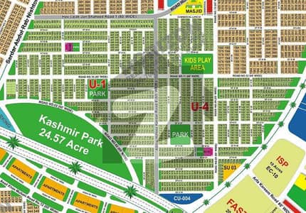 10 Marla Residential Plot for Sale Sector U, DHA Multan