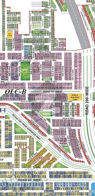 8 Marla Open form Plot For Sale Olc B Block Bahria Orchard Lahore