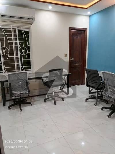 10 Marla full house for rent main road 80fit for silent office with 10 kv solar