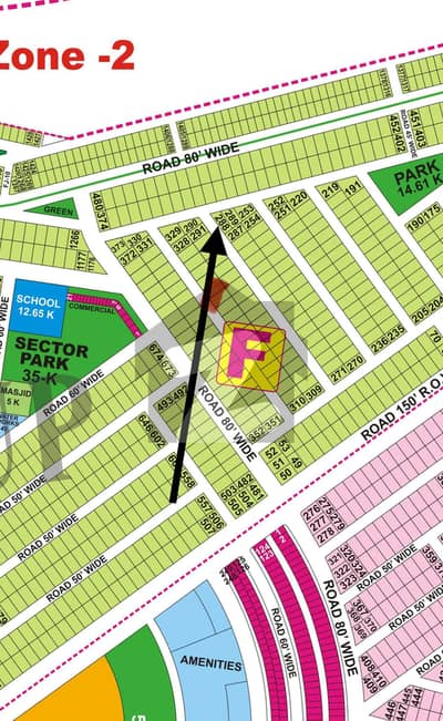 ڈی ایچ اے فیز9 پریزم - بلاک ایف ڈی ایچ اے فیز9 پریزم,ڈی ایچ اے ڈیفینس,لاہور میں 1 کنال رہائشی پلاٹ 3.05 کروڑ میں برائے فروخت۔