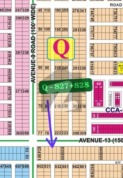 Facing 150ft Road Dha Raya Just 5 Minutes Drive Away Sial Estate Offers . Q - 827 + 828 . Top Location Pair Of Kanal Plots For Sale . Meeting Possible