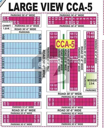 4 Marla Corner Commercial Plot On Prime Location Of CCA5 Commercial Phase 7.
