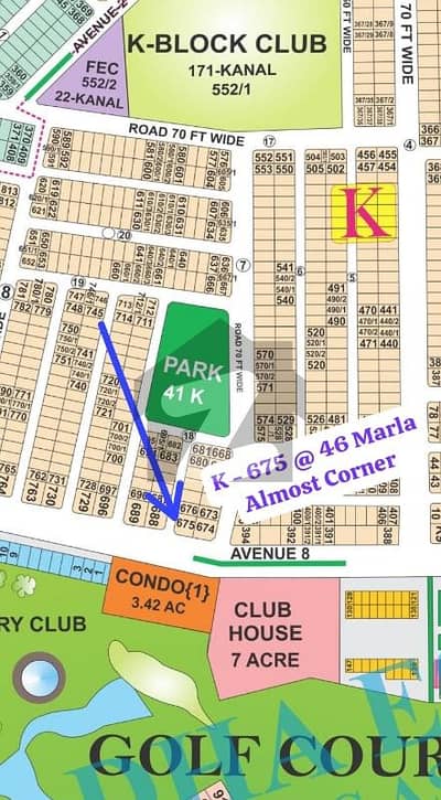 ڈی ایچ اے فیز 6 - بلاک کے فیز 6,ڈیفنس (ڈی ایچ اے),لاہور میں 2 کنال رہائشی پلاٹ 19.5 کروڑ میں برائے فروخت۔