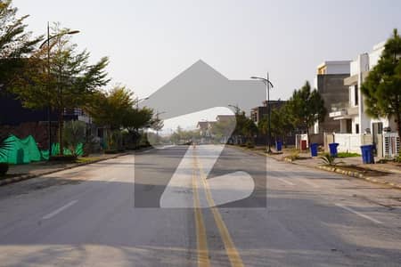 Plot for sale in Sector B 5.5 Marla Main Boulevard Possession Utility Half Marla Extraland Map All charges Paid Proper Sun face Near to Gate Bahria Enclave Islamabad