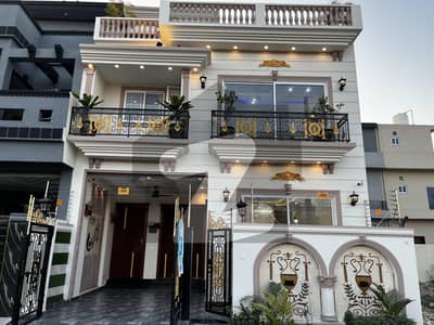 5 Marla Facing Park Semi Furnished Unique Design Brand New Double Storey House For Sale