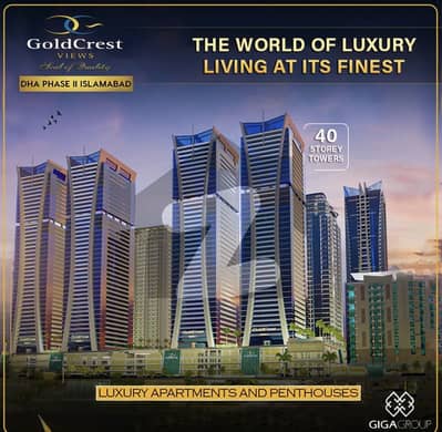 Most Luxury & Specious Goldcrest Corner Three Bedrooms Apartment Margalla View Rooftop Swimming Pool Near Giga Mall Dha Phase 2 Islamabad