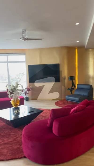 2 Bedroom Fully Furnished Apartment on 4th Floor Facing Golf Raya is available for Rent in DHA Phase 6 Defence Golf Raya Lahore