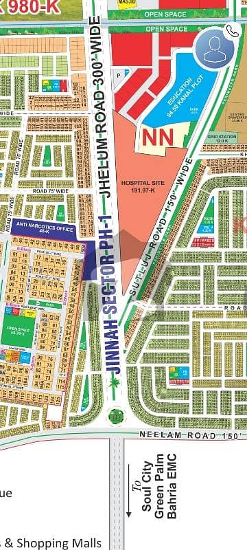 lda city Lahore L Block 10-Marla possession Plot Available For Sale Ready to construction 300ft Road