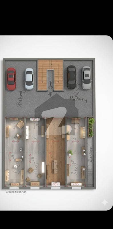 Portion for sale 100yd 2bdd near red apple tariq road.