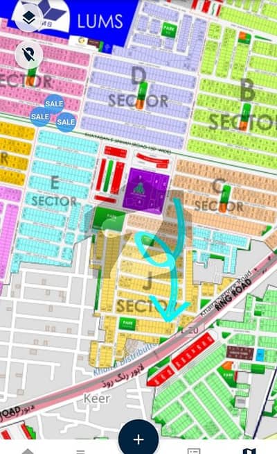 1 kanal Prime plot in phase 5 DHA Lahore for sale