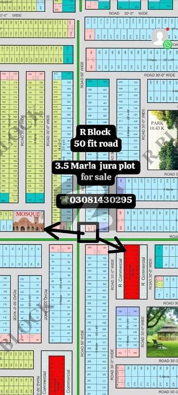 الرحمان گارڈن فیز 2 الرحمان گارڈن,لاہور میں 3 مرلہ رہائشی پلاٹ 59.0 لاکھ میں برائے فروخت۔